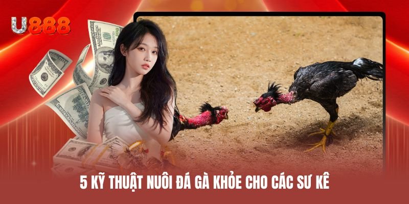 5 kỹ thuật nuôi đá gà khỏe cho các sư kê