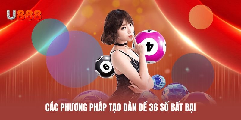 Các phương pháp tạo dàn đề 36 số bất bại được dùng phổ biến