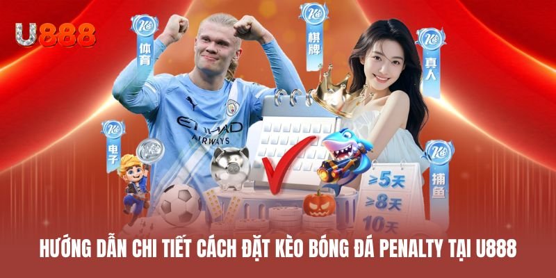 Hướng dẫn chi tiết cách đặt kèo bóng đá penalty tại U888